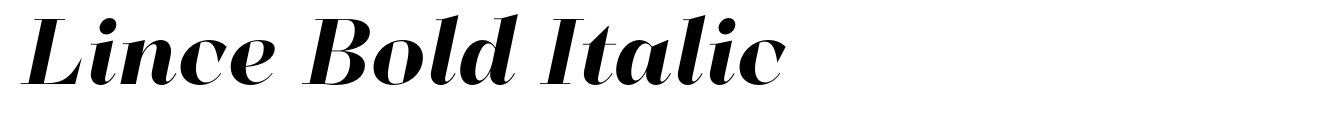 Lince Bold Italic image